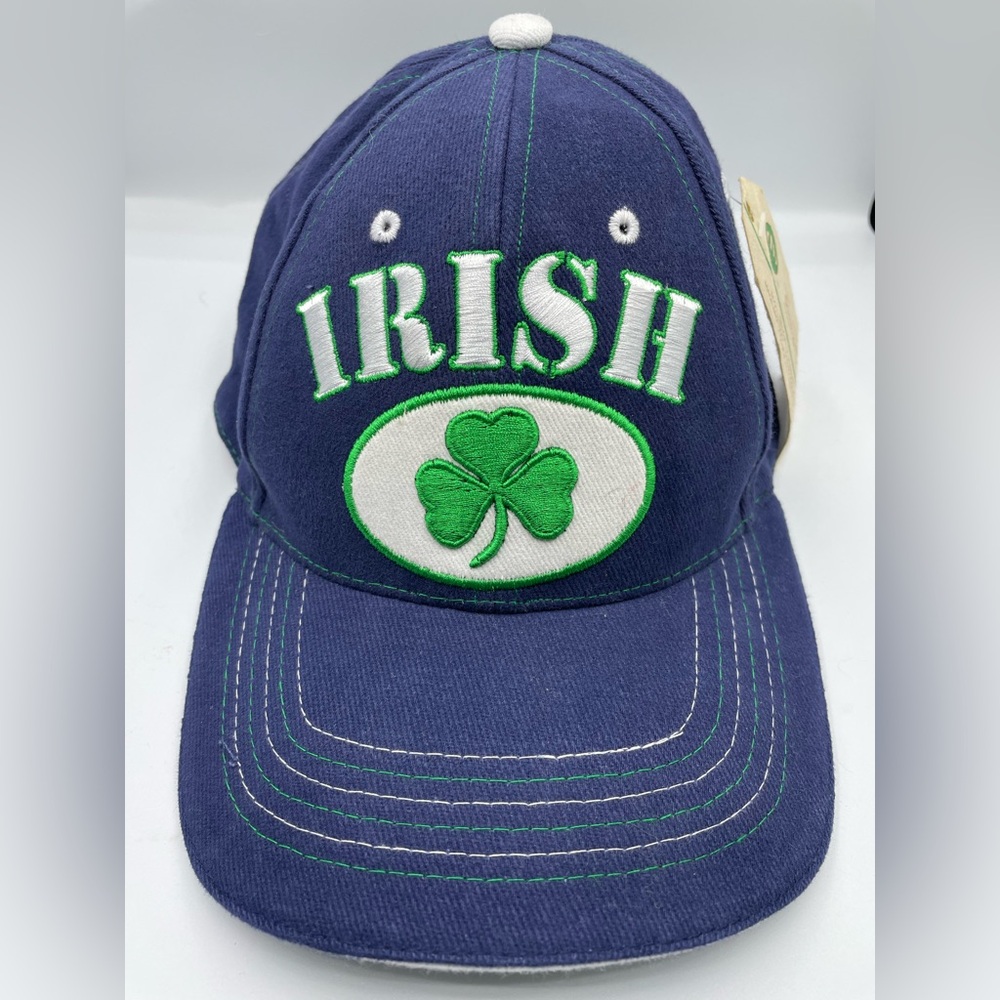 “Irish” Baseball Cap/Hat by Donegal Bay with shamrock, leprechaun